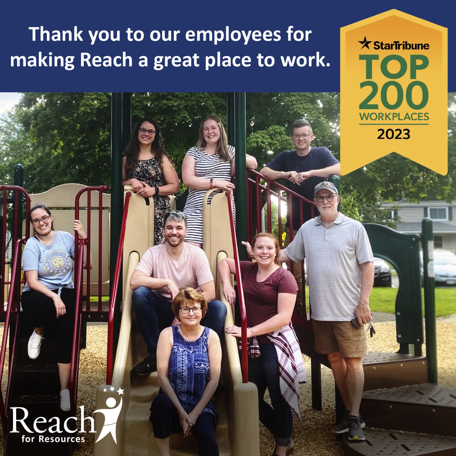 Reach is a 2023 Top 200 Workplace - Reach For Resources